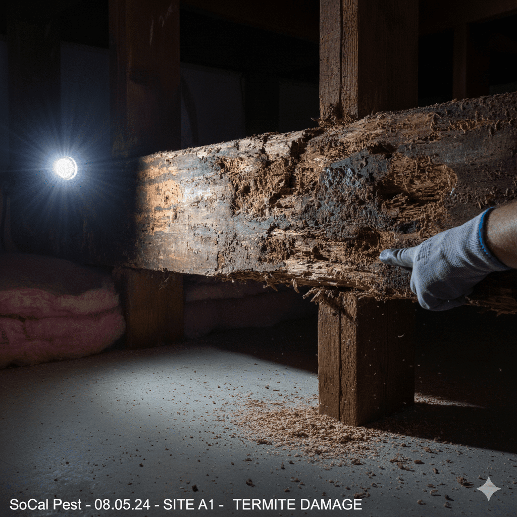 Termite damage